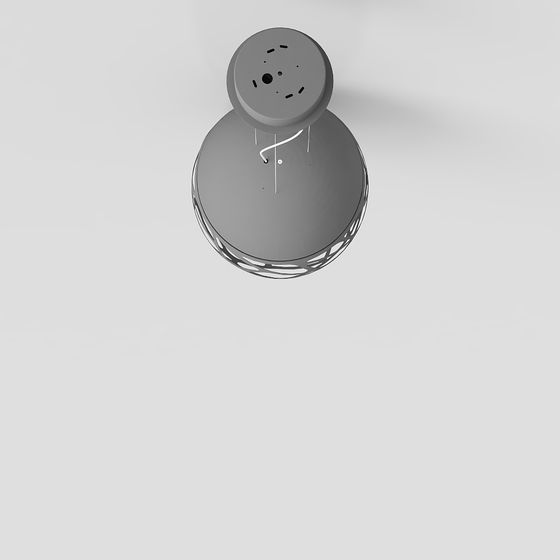 Elegant Low-Poly Chandelier 3D model for Modern Spaces