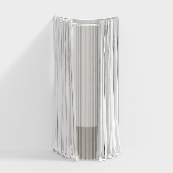 Flowing Curtain 3D Model