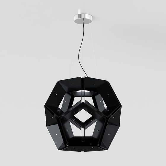 Geometric Pendant Light 3D model