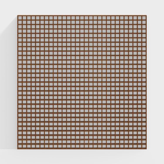 Unique Low-Poly Grid Screen 3D model