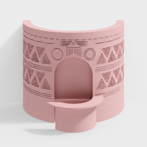 Ancient Style Porch 3D model for Creative Projects