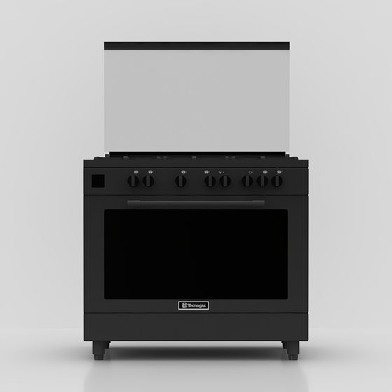 Stylish Gas Stove 3D Model for Modern Kitchens
