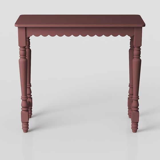 Victorian Console Table 3D model for Creative Spaces