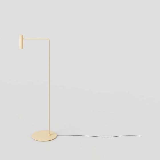 Stylish Low-Polygon Floor Lamp 3D model