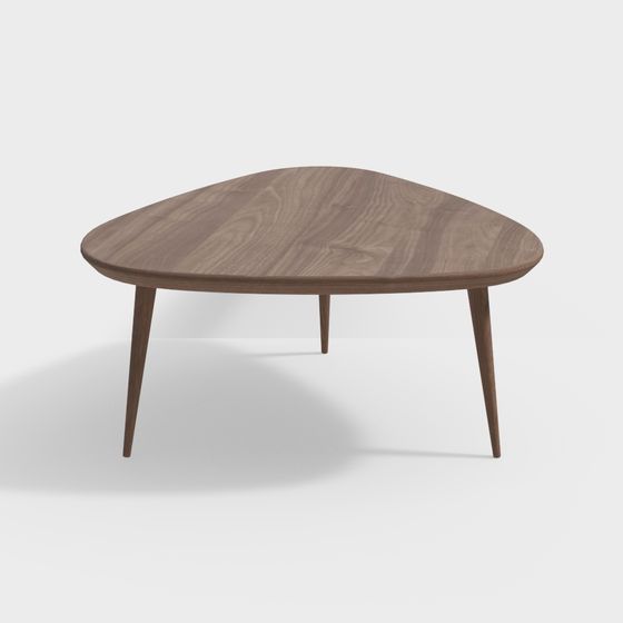 Elegant Low-Poly Coffee Table 3D model