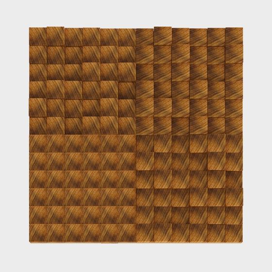 Wooden Puzzle Floor 3D model