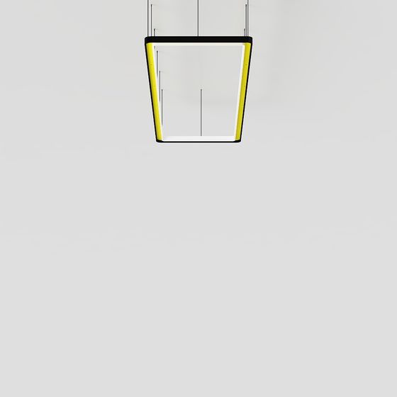 Stylish Minimalist Chandelier 3D model