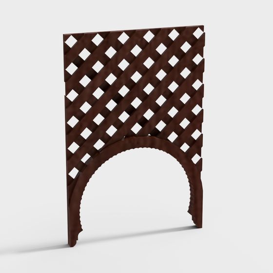 Moroccan Style Archway Low-Poly 3D model