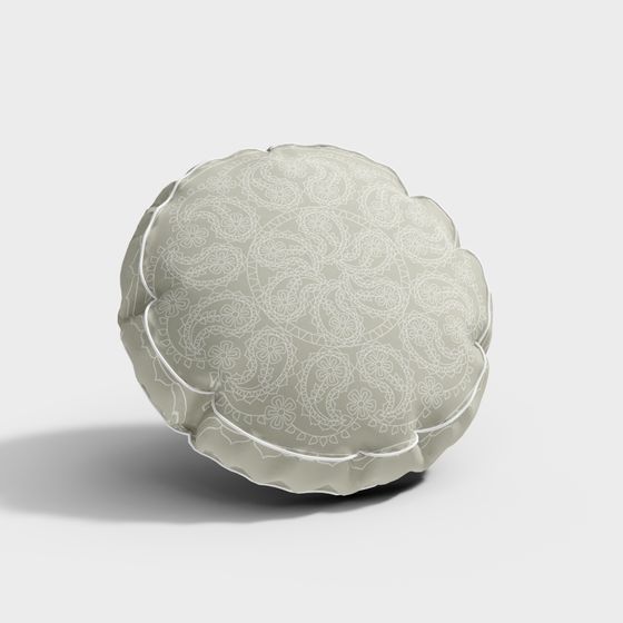 Paisley Pillow 3D model