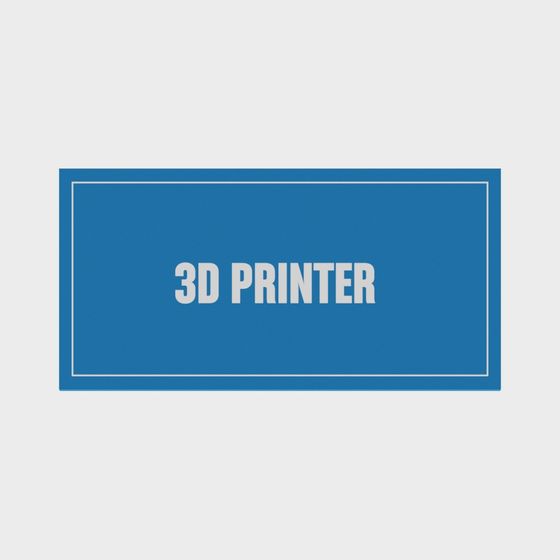 Futuristic Low-Poly 3D Printer Model 3D model