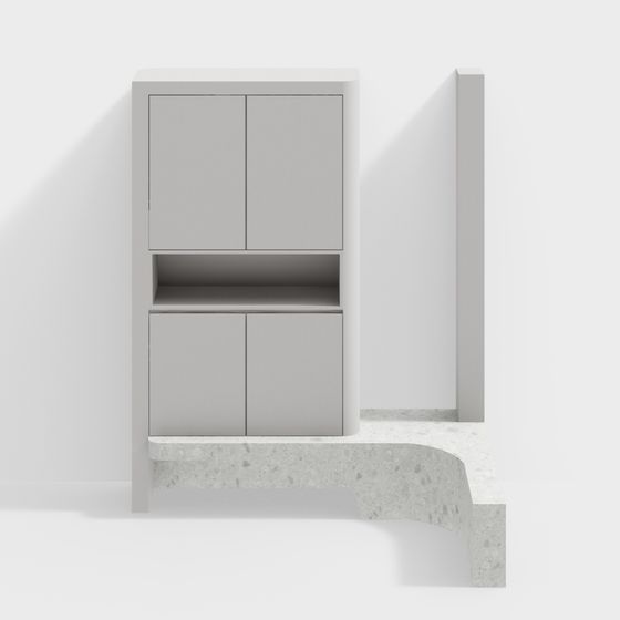 Urban Storage Cabinet 3D model
