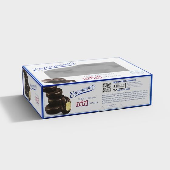 Entenmann's Mini Rich Frosted Donuts 3D model