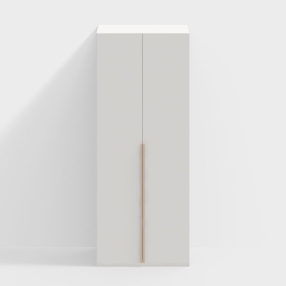 Minimalist Wardrobe 3D model for Designers