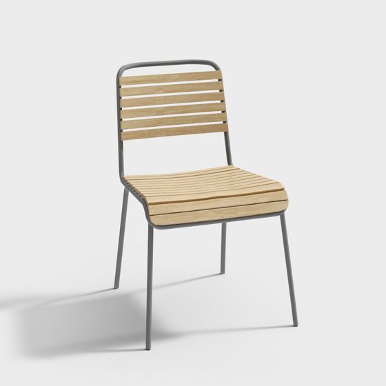 Urban Outdoor Chair 3D model for Modern Spaces