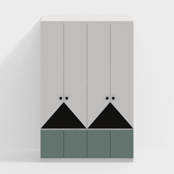 City Window Wardrobe 3D model