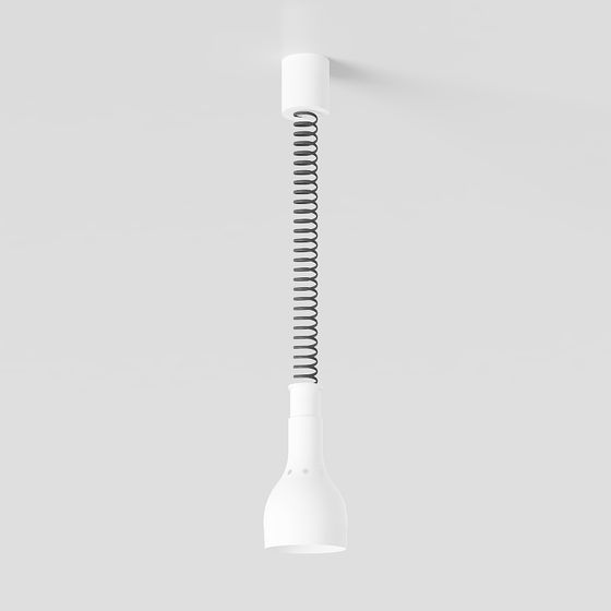 Stylish Spring Light Fixture 3D model for Contemporary Spaces