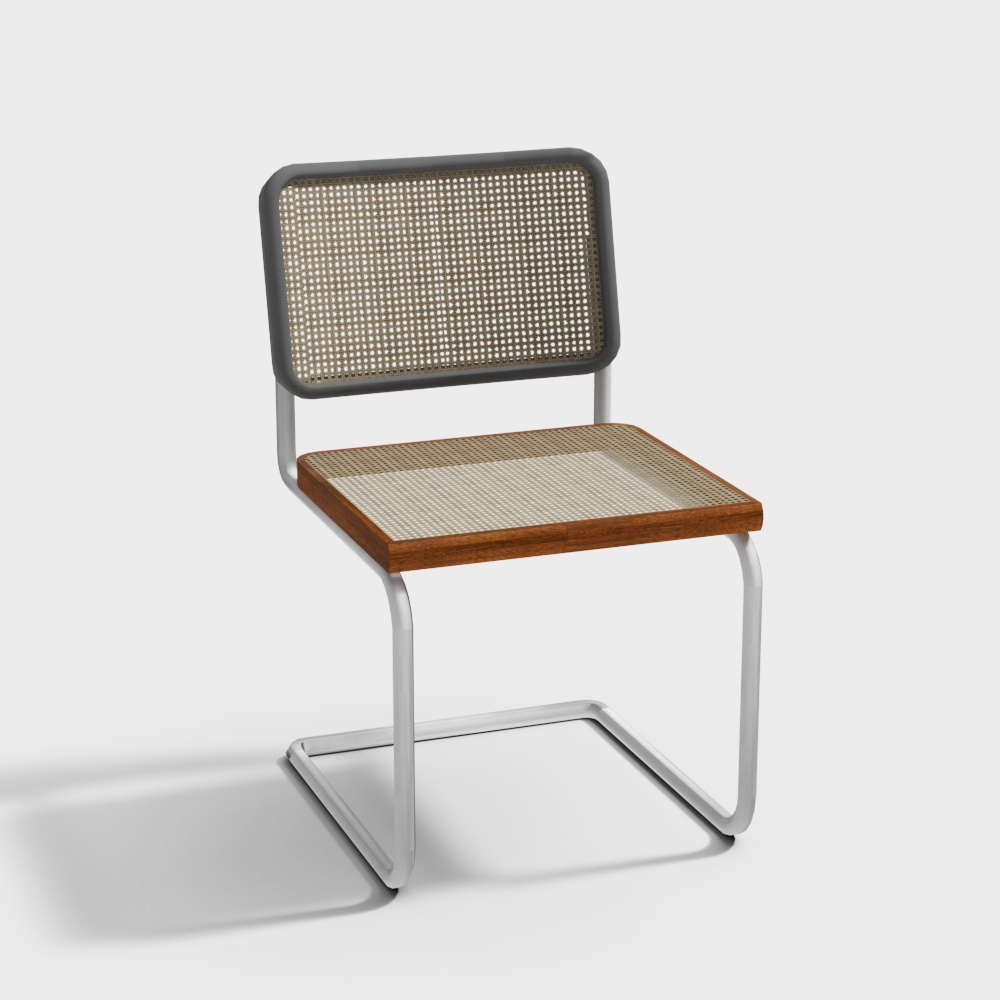Elegant Minimalist Chair 3D model for Modern Spaces