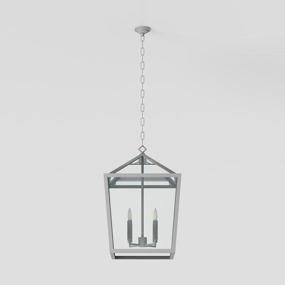 Modern Geometric Pendant Light 3D model