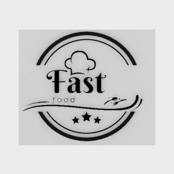 Energetic Fast Food Logo 3D model for Creative Projects