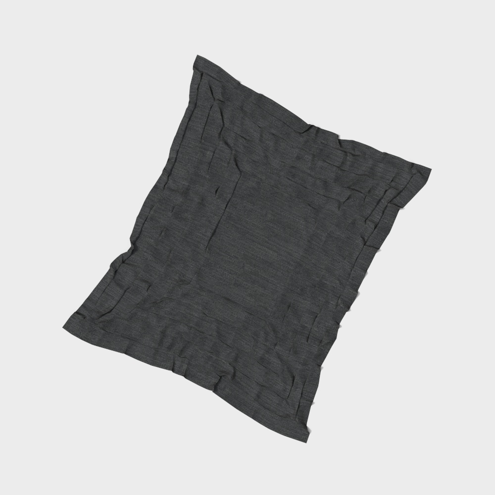 Folding Fabric 3D Model for Designers and Developers