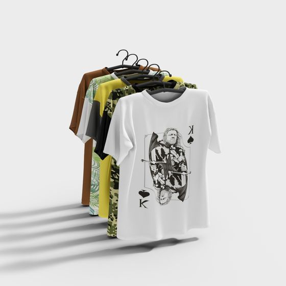 Royal Knight T-Shirt 3D model