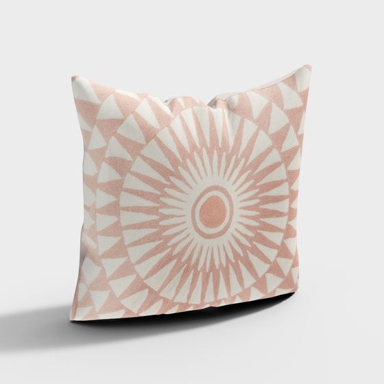 Sunburst Pillow 3D model