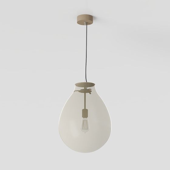 Modern Minimalist Pendant Light 3D model