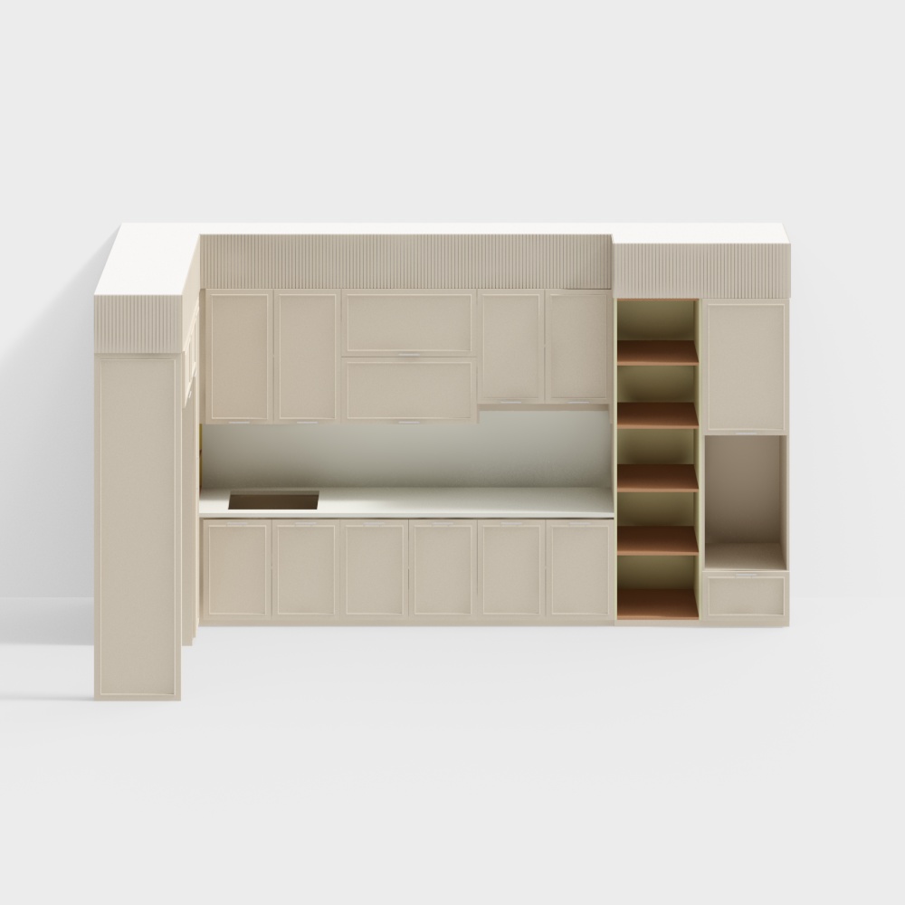 Apartment B Kitchen Set