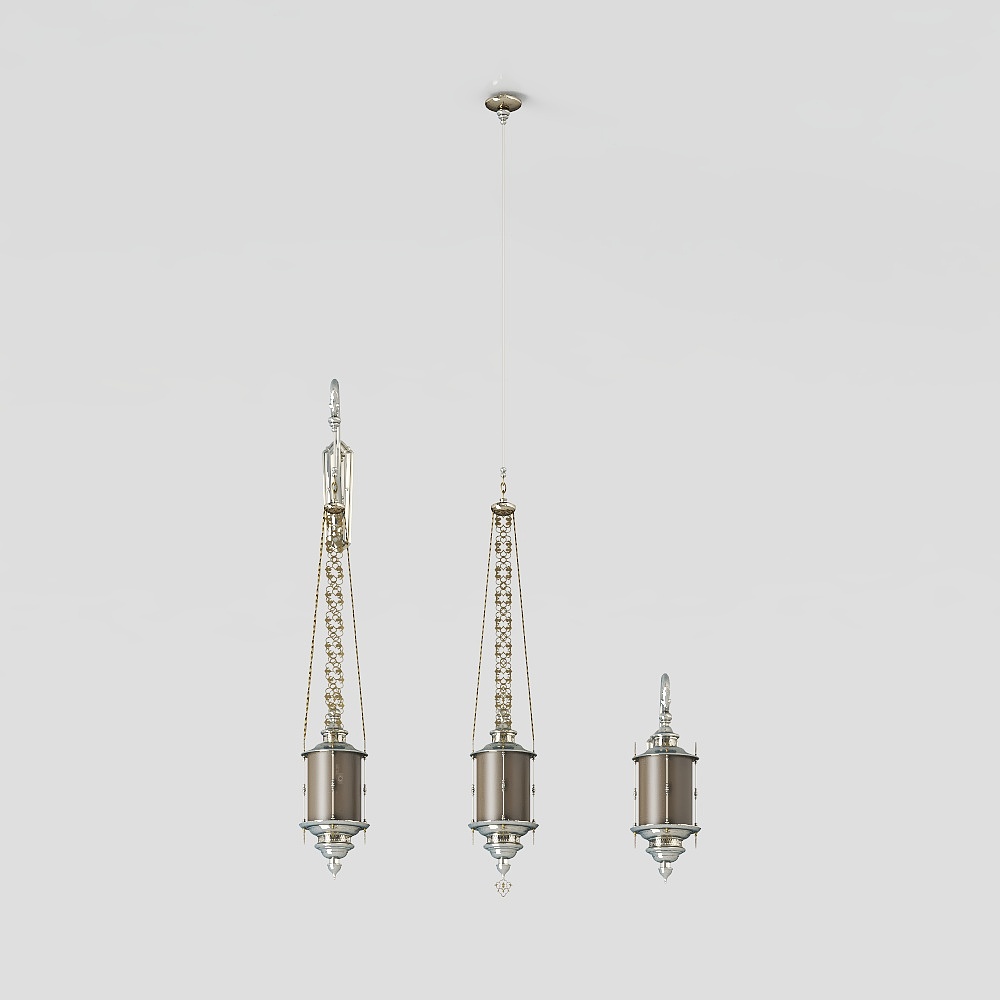 Art Deco Lantern 3D model