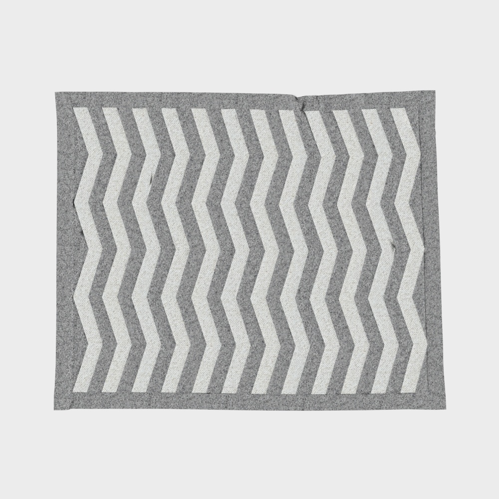 Modern Geometric Carpet 3D model