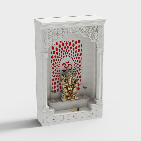 Sacred Altar 3D model for Artistic Creations