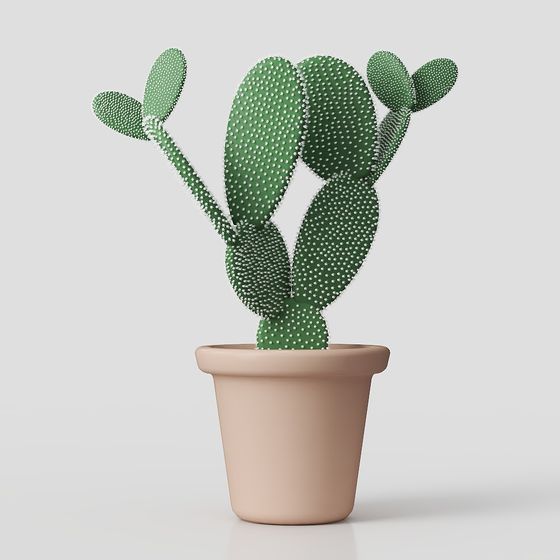 Unique Cactus 3D Model for Modern Design
