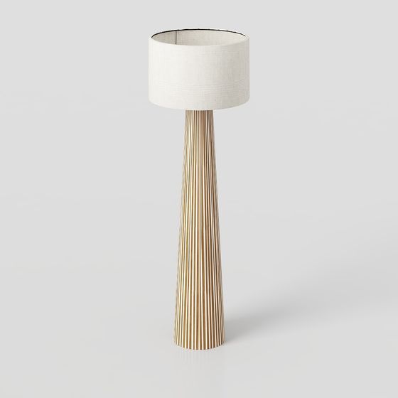Stylish Low-Poly Floor Lamp 3D model for Modern Spaces