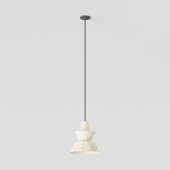 Layered Elegance 3D model Chandelier