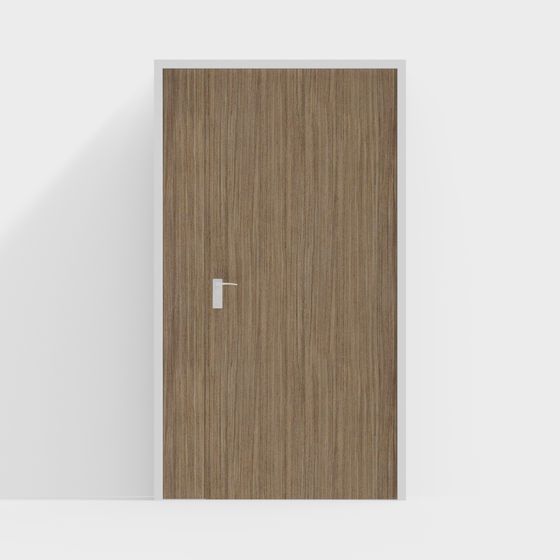 Wooden Elegance Door 3D model