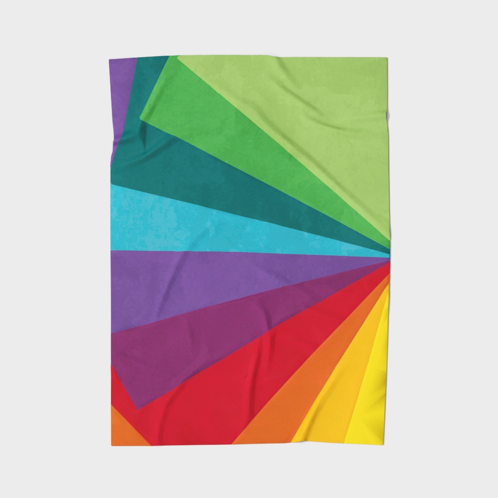 Vibrant Rainbow Puzzle 3D model