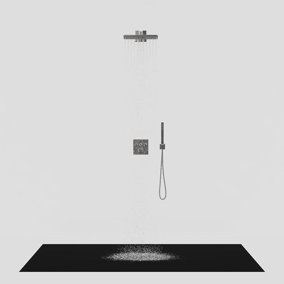 Modern Minimalist Shower System 3D model