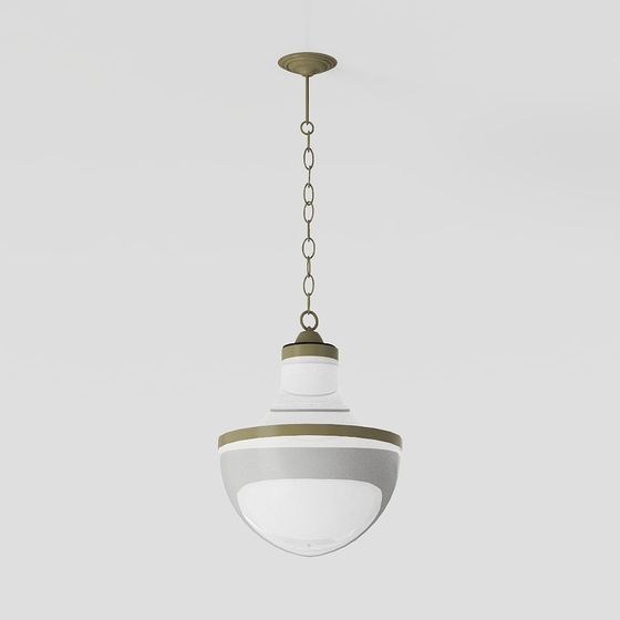 Stylish Low-Polygon Ceiling Light 3D model