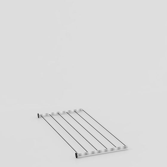 Stylish Metal Drying Rack 3D model