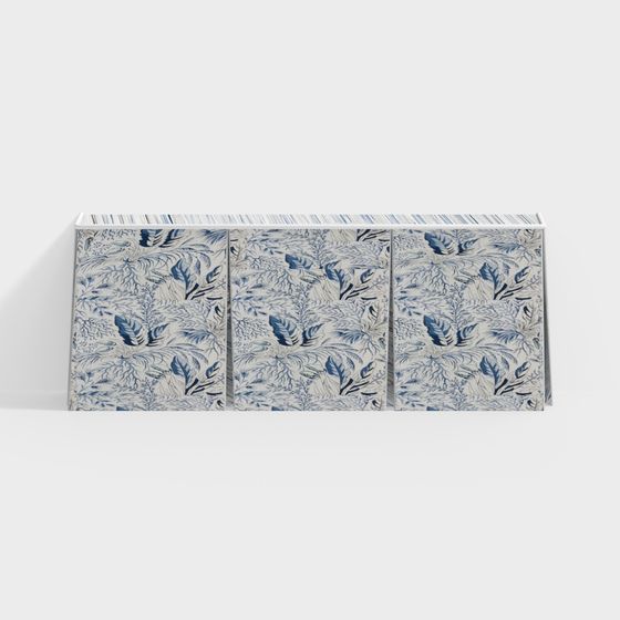 Blue Fern Cabinet 3D model