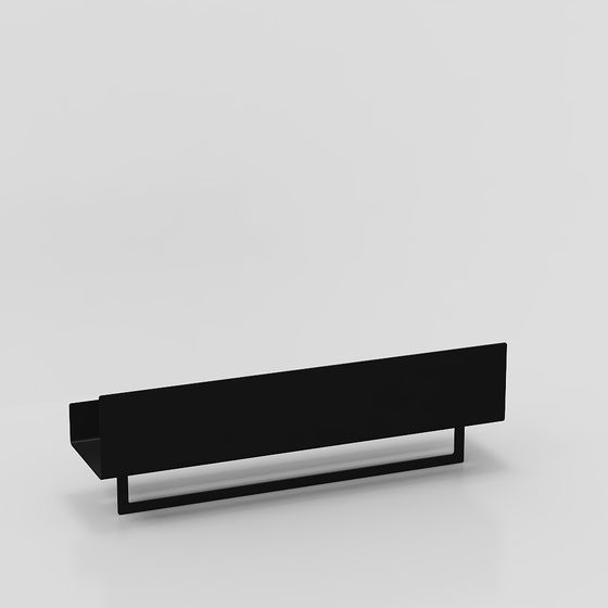 수건 걸이가 있는 수평 선반 (CP4RH)