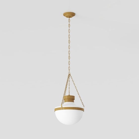Elegant Vintage-Modern Chandelier 3D model