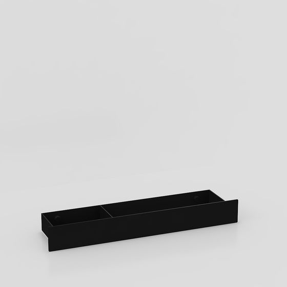 Porte-serviette avec tablette rectangulaire (CP6RH)