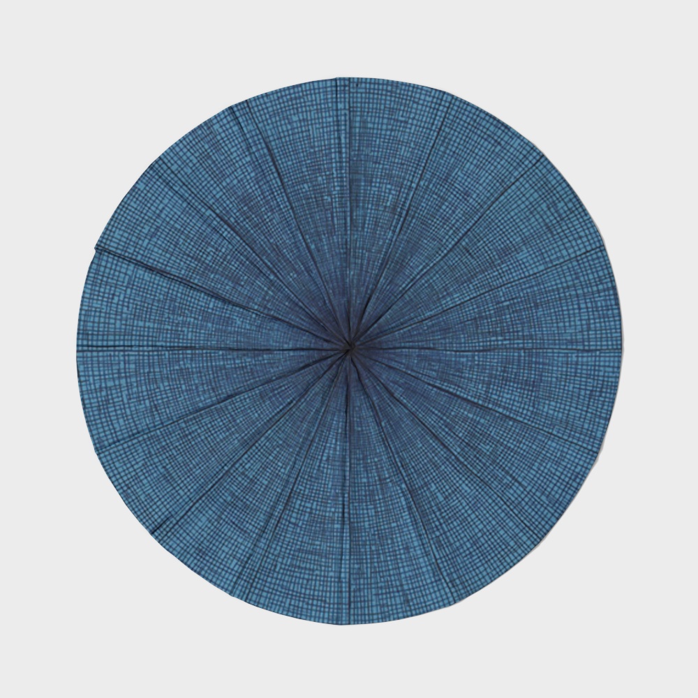 Elegant Folded Fan 3D model for Creative Designs