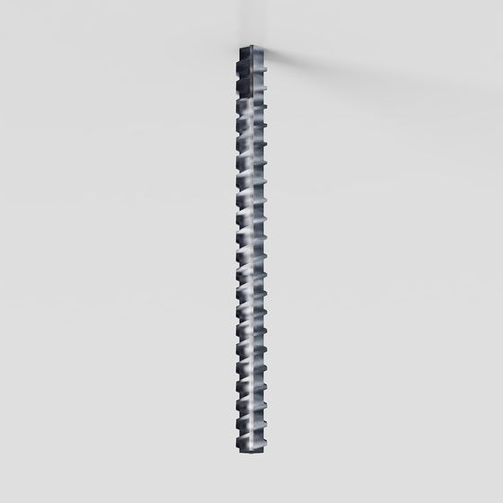 Spiral Metal Column 3D model