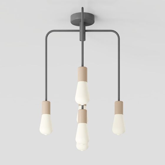 Elegant Minimalist Pendant Light 3D Model