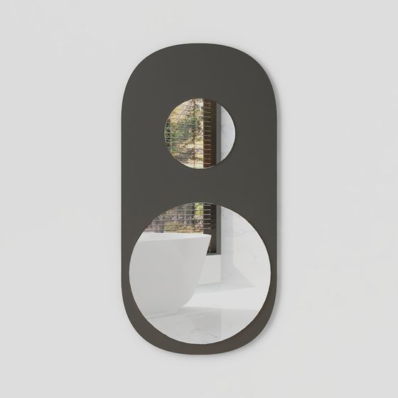 Elegant Low-Polygon Mirror 3D model for Modern Spaces