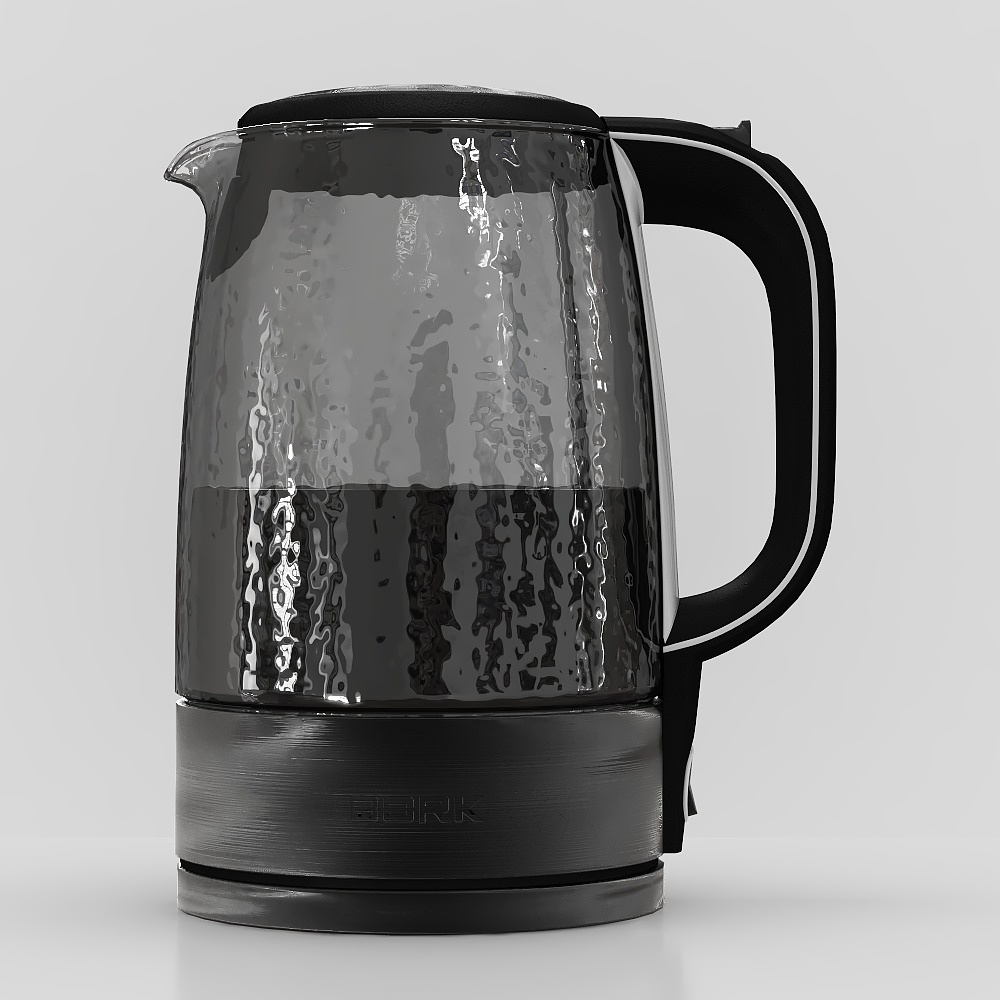 Sleek Modern Electric Kettle 3D Model