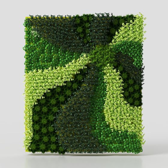 Living Wall Letter N 3D model