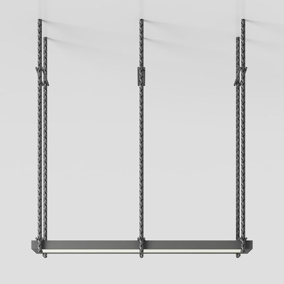 Industrial Style Pendant Light 3D model